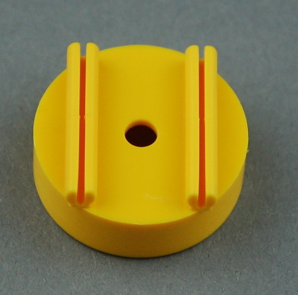 Rohr Adapterplatte L1 - gelb