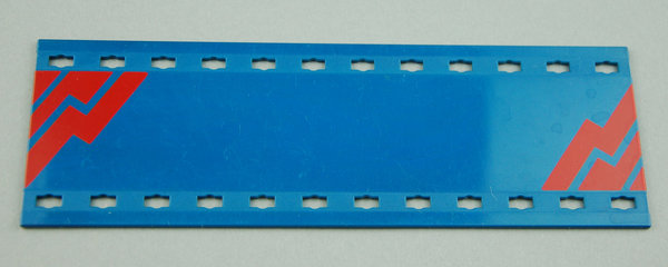Statikplatte 180x60 bedruckt - dunkelblau