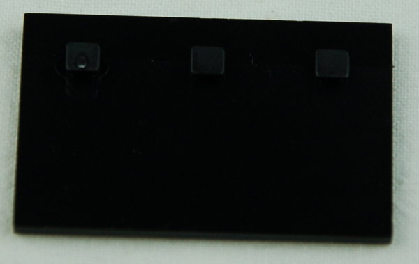 Bauplatte 30x45 mit Zapfen - schwarz