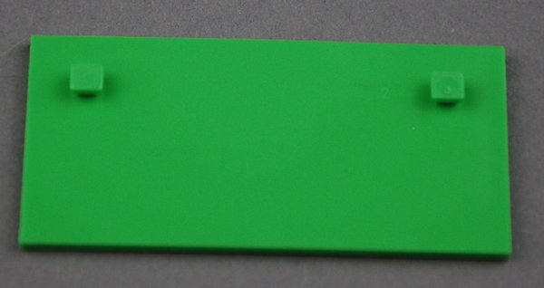 Bauplatte 30x60 mit Zapfen - hellgrün - NEU