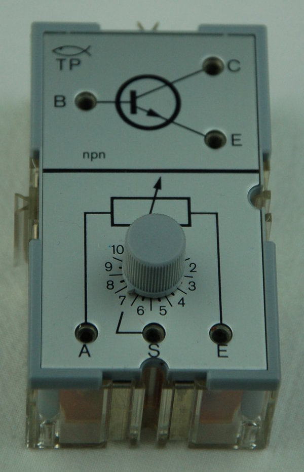 Elektronik-Baustein Transistor + Poti - TOP