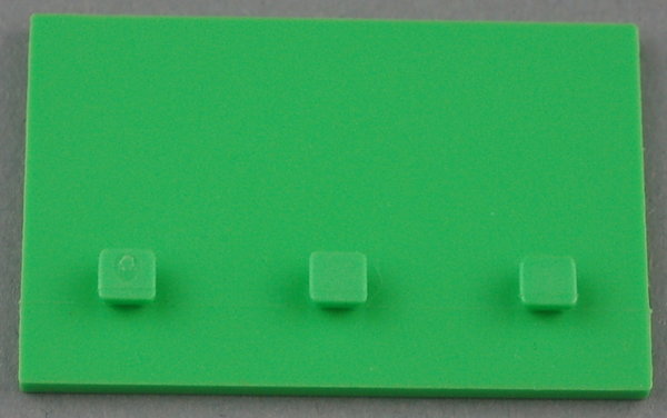 Bauplatte 30x45 mit Zapfen - hellgrün - NEU