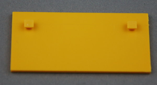 Bauplatte 30x60 mit Zapfen - gelb