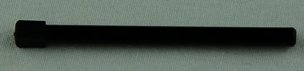 Kunststoffachse 56 mit Vierkant - schwarz - NEU