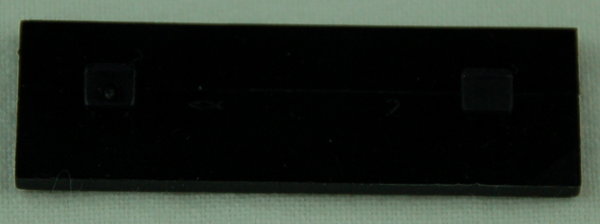 Bauplatte 15x45 mit Zapfen - schwarz - NEU
