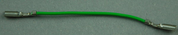 IC-Kabel mit 2 Steckhülsen 60 - grün