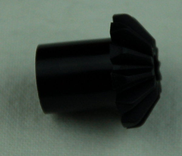 Kegelzahnrad  Z12 (benötigt noch Spannzange z.B. 35113) - schwarz - NEU