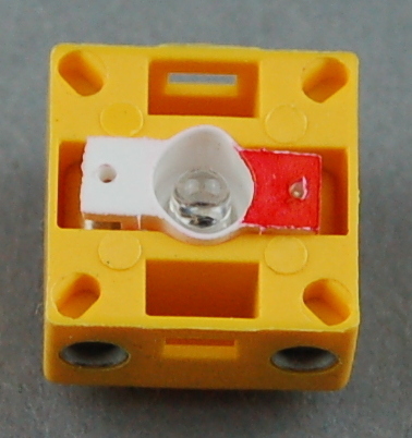 Fototransistor im gelben Leuchtstein - gelb - NEU