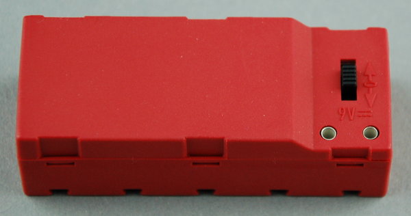 Batteriehalter für 9 Volt Blockbatterie - neurot - TOP