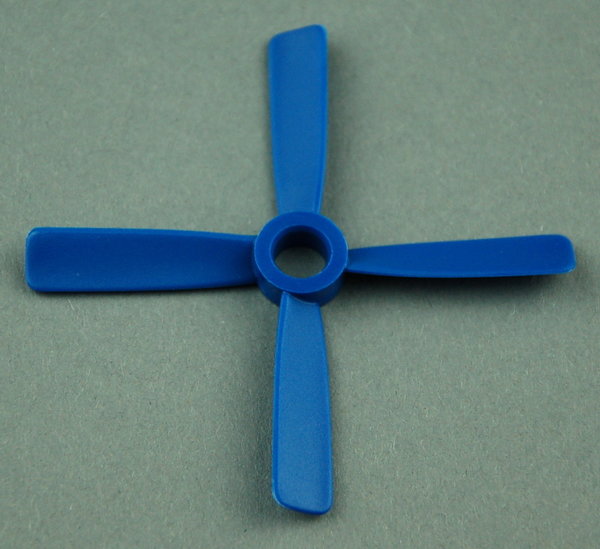 Luftschraube d=70mm, 4-flüglig - dunkelblau - NEU