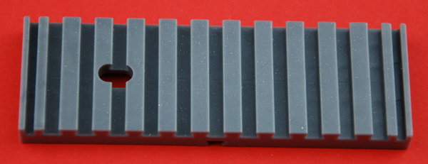 Bodenplatte 30x90 - silber - NEU