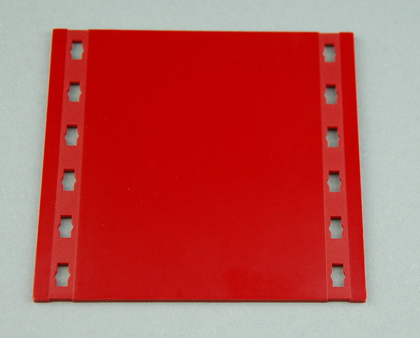 Statikplatte 90x90 - dunkelrot