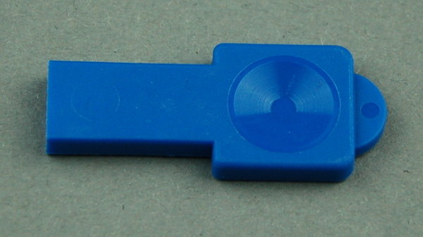 Riegelschlüssel für S-Riegel - blau