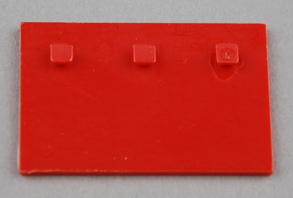 Bauplatte 30x45 mit Zapfen - neurot