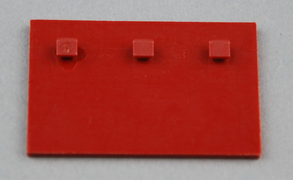Bauplatte 30x45 mit Zapfen - dunkelrot
