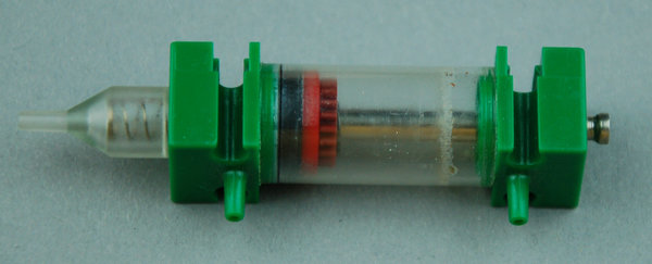 Hydraulik Zylinder 51 mit Rückschlagventil - grün