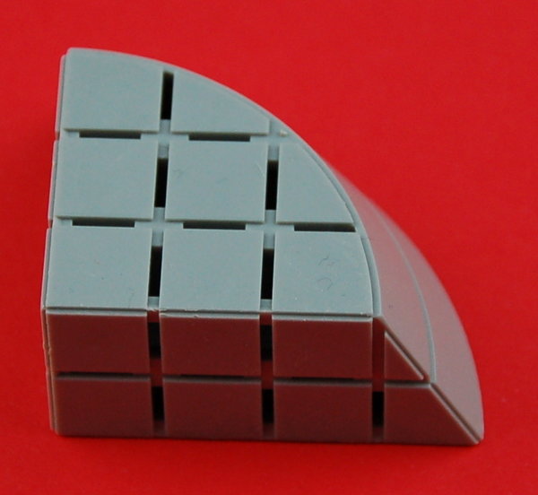 Geometric Viertel-Kegelstumpf R40 R30x20 - grau