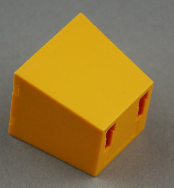 Pyramidenstein 30x30 Flugschau - gelb