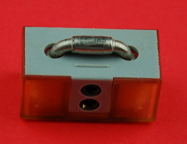 Elektromagnet mit Metallbügel, 9V, stark vergilbt