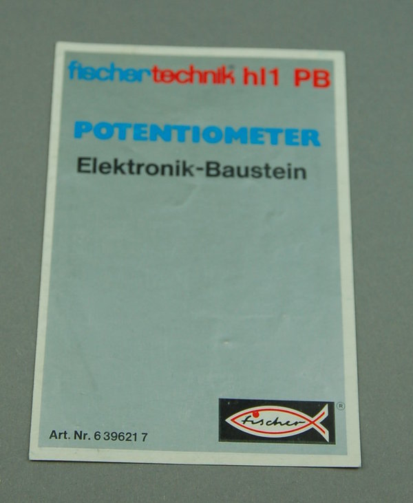 Anleitung Potentiometer