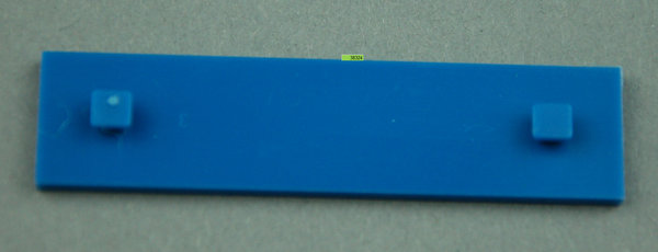 Bauplatte 15x60 mit 2 Zapfen - hellblau