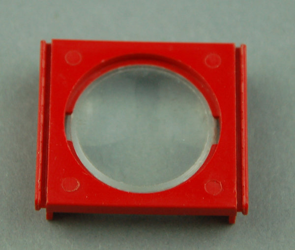 Linse 70 mm Brennweite II - rot