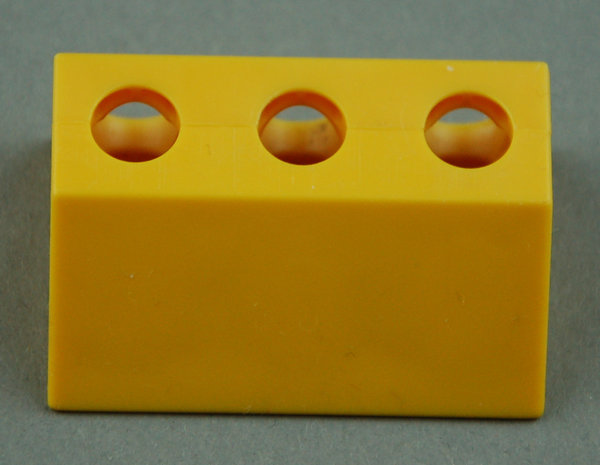 Fischerform Steckbauplatte 45x30 45° - gelb