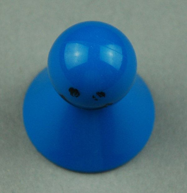 Figur 30, Gesicht verwischt - blau